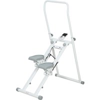 SPORTNOW Vertical Climber Stepper, klappbarer kompakter Home-Fitness-Stepper mit verstellbarem Handgriff, rutschfesten Pedalen, LCD-Display, Ganzkörper-Cardio-T – Ansicht 1