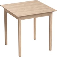 HOMCOM Esstisch 75 x 75 cm Quadratisch Küchentisch für 2 Personen Esszimmertisch aus Massivholz Kleiner moderner Tisch Holztisch für Küche, Esszimmer Wohnzimmer – Ansicht 1