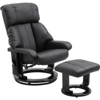 Hocker, Massage, Schwarz, 76x80x102cm Aosom – Ansicht 1
