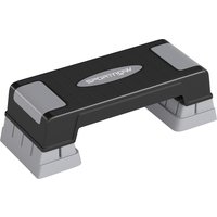 SPORTNOW Aerobic-Stepper 3 Stufen, höhenverstellbar 12/17,5/22,5 cm, rutschfeste Oberfläche, belastbar bis 250 kg, Aerobic-Stepper für Zuhause und Fitnessstudio – Ansicht 1