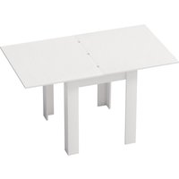 HOMCOM Ausziehbarer Esstisch für 4-6 Personen, klappbares Design, 70-140cm Rechteckiger platzsparender Ausziehtisch mit Anti-Rutsch-Füßen, für Esszimmer und Woh – Ansicht 1