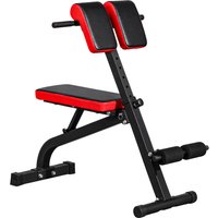 SPORTNOW Hantelbank, vielseitige Fitnessbank, verstellbar, klappbares Design, für Bizeps-Curls, Langhantel, Stahl, bis 120 kg, 103 x 65 x 67-98 cm, Schwarz Aoso