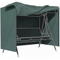 Outsunny Abdeckung für Gartenschaukel Schutzhülle für Hollywoodschaukel wasserfest Sonnenschutz Oxford Grün 177x114x152cm Aosom.de – Ansicht 1