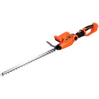 Outsunny Elektrische Heckenschere Klinge 51 cm 2 Akkus 4,0 Ah Teleskopstiel aus Aluminium, kabellose Heckenschere mit schwenkbarem Kopf, für Äste, Sträucher, Zw – Ansicht 1