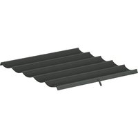 Outsunny Ersatzdach für Pergola 2,5 x 2,55 m Pergola-Dach mit Entwässerungslöchern, Schattenabdeckung für Garten & Terrasse, dunkelgrau Aosom.de – Ansicht 1
