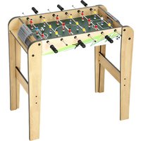 SPORTNOW Tischkicker für Kinder aus Holz, Kickertisch mit 2 Zählern, 6 Griffen, 18 Spielern, 6 Stangen und 2 Bällen, Geschenk für Erwachsene, Familien, Partys,  – Ansicht 1