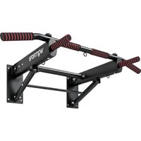 SPORTNOW Klimmzugstange klappbar Klimmzüge mit rutschfesten Griffen, Wandmontage für Türrahmen, maximale Belastung 120 kg, 98 x 65 x 31 cm Schwarz Aosom – Ansicht 1
