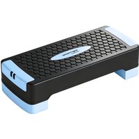 SPORTNOW Steppbrett höhenverstellbar Fitness Aerobic Stepper mit 2 Stufen (11/16 cm) 2 Widerstandsbändern, Anti-Rutsch-Matte, Rutschfest Step Bench für Zuhause  – Ansicht 1