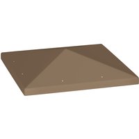 Outsunny Ersatzdach für Gartenpavillon 3x3 m, Abdeckung aus wasserdichtem Oxford 600D 370g/㎡ Anti-UV 30+ mit 8 Abflusslöchern, Braun Aosom – Ansicht 1