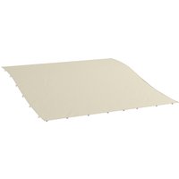 Outsunny Ersatzdach für Pergola 297 x 243 cm Sonnensegel für Terrassenüberdachung, Ersatz-Dachplane für 3 x 2,5 m Pavillon, mit UV-Schutz, Beige Aosom – Ansicht 1