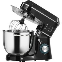 HOMCOM Küchenmaschine Knetmaschine mit 7L Edelstahlschüssel 1400W Teigmaschine mit 6+P Geschwindigkeit Küchenmixer mit Kippkopf, Knethaken, Schneebesen, Rührbes – Ansicht 1