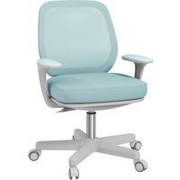 Vinsetto Bürostuhl, Ergonomisch Schreibtischstuhl mit Drehfunktion, Höhenverstellbar Computerstuhl für Home-Office, Polyester, Grün Aosom – Ansicht 1