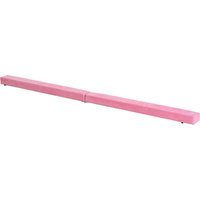HOMCOM Schwebebalken 210 cm Klappbarer Turnbalken für Indoor & Outdoor, Balance Beam bis 120 kg, Rosa Aosom – Ansicht 1