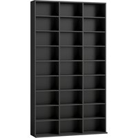 HOMCOM CD-Möbel mit 9 Ebenen und 21 verstellbaren Böden, Regal für 835 CD/500 DVD/640 Blu-ray, platzsparend, CD-Möbel mit 27 Fächern, für Wohnzimmer, Büro, 100x – Ansicht 1
