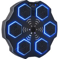 SPORTNOW Music Boxing Machine, elektronische Bluetooth Boxmaschine mit Musik, 9 Geschwindigkeit 3 Modi, Wandmontiertes Smart Boxziel mit LED-Leuchten, für Erwac – Ansicht 1
