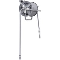 Outsunny Schlauchaufroller mit 20m Schlauch und 2m Zulaufschlauch, einstellbare 2-in-1 Spritzdüse, zur Wandmontage oder zum Aufstellen Aosom – Ansicht 1