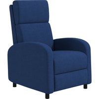 HOMCOM Liegesessel Relaxsessel Wohnzimmer Relaxsessel mit manuell einstellbarer Rückenlehne bis zu 160°, integrierte Fußstütze für Wohnzimmer Schlafzimmer Büro  – Ansicht 1