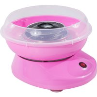 HOMCOM Zuckerwattemaschine Zuckerwattegerät 1 in Rosa für Partys & Veranstaltungen, einfache Handhabung & schnelles Ergebnis Aosom.de – Ansicht 1