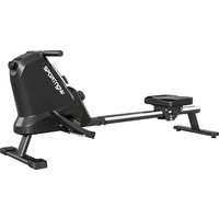SPORTNOW Rudergerät für Zuhause, leises magnetisches Rudergerät mit 16 Widerstandsstufen, Bluetooth-App, Aluminiumschiene, LCD-Display, Telefonhalter, Rollen, p – Ansicht 1
