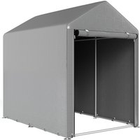 Outsunny Garagenzelt für 2 Fahrräder, wasserdicht Zeltgarage mit Tür Anti-Staub-Fahrradabdeckung, Gerätezelt, Foliengerätehaus Fahradgarage für Außenbereich Ter – Ansicht 1