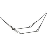Outsunny Hängemattengestell faltbar 2-in-1 Hängemattenständer & Kleiderständer bis 120 kg belastbar 290 x 92 x 88 cm für Garten & Terrasse Aosom.de – Ansicht 1