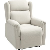HOMCOM Relaxsessel, Fernsehsessel mit Liegefunktion, TV-Sessel mit Taschenfederkern, Gepolstert Liegesessel, Ruhesessel bis 150 kg belastbar für Wohnzimmer, Sch