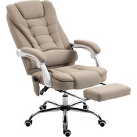Vinsetto massierender und beheizter Bürostuhl, Bürosessel, ergonomischer Stuhl mit höhenverstellung, neigbare Rückenlehne und kabelgebundene Fernbedienung, 360° – Ansicht 1