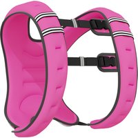 HOMCOM Gewichtsweste 8 kg, atmungsaktiv mit Aufbewahrungstasche und Schulterriemen, Gewichtsweste aus Oxford-Gewebe, Metall und Sand, 40x35 cm, Rosa Aosom – Ansicht 1