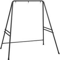 Outsunny Hängestuhlgestell aus Stahl 178 x 143 x 180 cm, belastbar bis 150 kg, stabiler Ständer für Hängesessel, ideal für Indoor & Outdoor, Schwarz Aosom.de – Ansicht 1