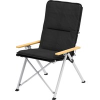 Outsunny Campingstuhl Angeln Klappstuhl, hohe Rückenlehne, abnehmbares Kissen und Transporttasche, Gartenstuhl für Wanderungen, Angeln, Strand und Picknick, 59x – Ansicht 1