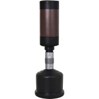 HOMCOM Standboxsack Boxpuppe Höhenverstellbar 158-186 cm, Boxdummy für Training, Boxpartner, Schwarz und Braun Aosom.de – Ansicht 1
