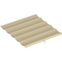 Outsunny Ersatzdach für 3 x 3 m Pergola, wasserdicht einziehbar Welle Überdachung mit Regenabflusslöchern, winterfest Schattenabdeckung für Garten, Terrasse, Be – Ansicht 1