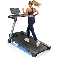YOSUDA Zusammenklappbares Laufband Klappbares Fitness-Laufband 1-14 km/h mit 18% Steigung, Bluetooth, App-Steuerung&HD-Display für Home-Gym Aosom.de