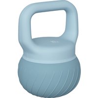 SPORTNOW Kettlebell 10 kg, Soft-Kettlebell mit Metallsandfüllung und rutschfestem Griff, für Krafttraining zu Hause und im Fitnessstudio, Hellblau Aosom – Ansicht 1