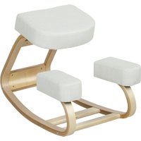 Vinsetto Ergonomischer Kniestuhl, Kniehocker Gesundheitsstuhl für Zuhause, Büro, Meditation, zur Verbesserung der Rückenschmerzen Nackenschmerzen Lindern & Körp