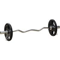SPORTNOW Hantelscheiben 2er-Set Tri-Grip 2 x 10 KG gummierte Olympiascheiben bodenschonend 5 cm Bohrung drei Griffe für Krafttraining Aosom.de – Ansicht 1