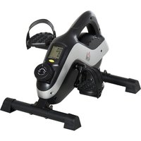 HOMCOM Mini Heimtrainer Pedaltrainer für Beintraining Pedal-Trainer mit LCD-Display Befestigungsgurt Anti-rutschmatte Beintrainer für Senioren Zuhause Heim Büro – Ansicht 1