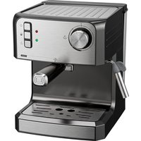 HOMCOM Espressomaschine mit Milchaufschäumdüse, 1,6-l-Wassertank, 850 W, halbautomatische 20-Bar-Kaffeemaschine für Latte & Cappuccino, mit Doppelshot, Heißwass – Ansicht 1