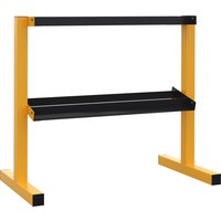 SPORTNOW Hantelständer 2-stufige Kurzhantelablage bis 270 kg belastbar, stabiler Gewichtshalter für Krafttraining & Fitness Aosom.de