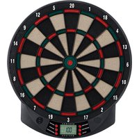 HOMCOM Elektronische Dartscheibe Dartboard-Set mit 6 Darts, 30 Dartköpfe, 26 Spiele, 185 Trefferoptionen, für 8 Spieler, mehrfarbig Aosom