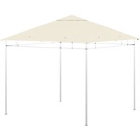 Outsunny Ersatzdach für Pavillon 3x3m wasserabweisend Pavillondach mit Belüftetes Top-Design 8 Wasserabflusslöcher Ersatzbezug für Gartenpavillon Ersatzteile au – Ansicht 1