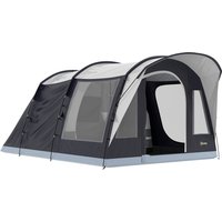 Outsunny Tunnelzelt für 2–4 Personen, Höhe 213 cm, 2 Räume, Familienzelt wasserdicht 3000 mm, Veranda, Fenster, Taschen, Haken, Tragetasche, Navyblau Aosom – Ansicht 1