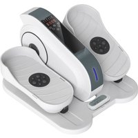 SPORTNOW Mini-Ellipsentrainer Untertisch Mini Crosstrainer für zuhause Ellipsen Beintrainer mit 10-stufiger Geschwindigkeit, LCD-Monitor, Fernbedienung, für Bür