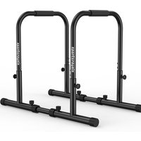 Sportsroyals Dip Barren,400 kg Tragkraft Dip Stange & Dip Bar,Doppel Sicherung,Funktionaler Stabiler Dip Bar,Höhenverstellbar 81-96 cm,Tragbar für Heimgym&Calis – Ansicht 1