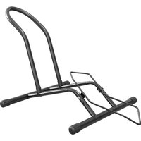 SPORTNOW Fahrradständer für Fahrräder Stahl Fahrradhalter für Reifen bis 85 mm Breite freistehender Bodenparker Abstellständer Radständer für Boden 59 x 41 x 38