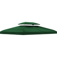 Outsunny Ersatzdach Pavillondach für Gartenpavillon, Polyester, 3x4m, Grün Aosom – Ansicht 1