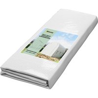 Outsunny Polyethylenfolie 3x2x2m Ersatzfolie mit 6 Fenster für Gartentunnel Gewächshaus Folientunnel aus Polyethylen Weiß Aosom – Ansicht 1