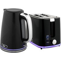 HOMCOM Wasserkocher Toaster Set Edelstahl 1,7L Wasserkocher 2 Scheiben Toaster 2200W Frühstücksset mit Otter-Thermostat, 7 Bräunungsstufen, Auftauen, Aufwärmen, – Ansicht 1