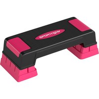 SPORTNOW Steppbrett höhenverstellbar Fitness Aerobic Stepper mit 3 Stufen (12/17,5/22,5 cm), Anti-Rutsch-Matte, Rutschfest Step Bench für Zuhause Fitnessstudio  – Ansicht 1