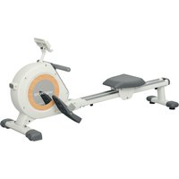SPORTNOW Rudergerät für Zuhause, Magnetisches Rudergerät mit 16 Widerstandsstufen, LCD-Monitor, Rudermaschine mit Telefon-/IPAD-Halter, für Cardio-Training, bis